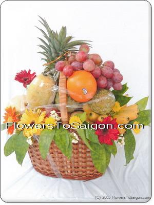 FlowersToSaigon.com: Fruits! Fruits! - Send a basket packed with a mouth-watering array of seasonal fruits.  Appropriate for any occasion and sure to be a welcome gift.